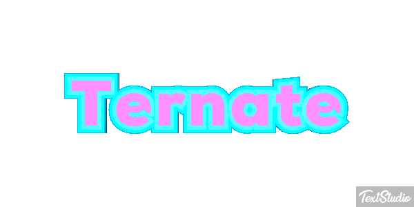 Ternate Efekt tekstowy