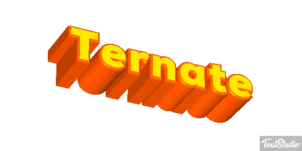 Ternate Efekt tekstowy