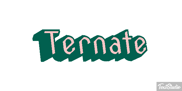 Ternate Efekt tekstowy