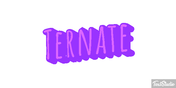 Ternate Efekt tekstowy
