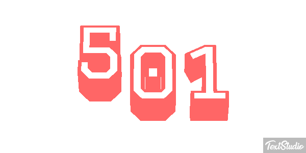 501 Efeito do texto