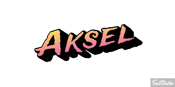 Aksel Efekt tekstowy
