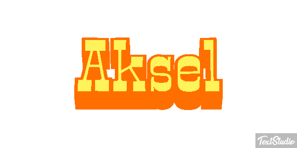 Aksel Efekt tekstowy