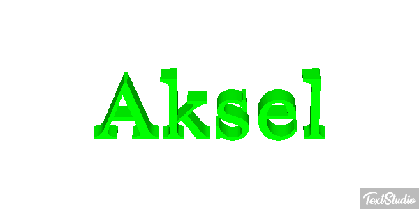 Aksel Efekt tekstowy
