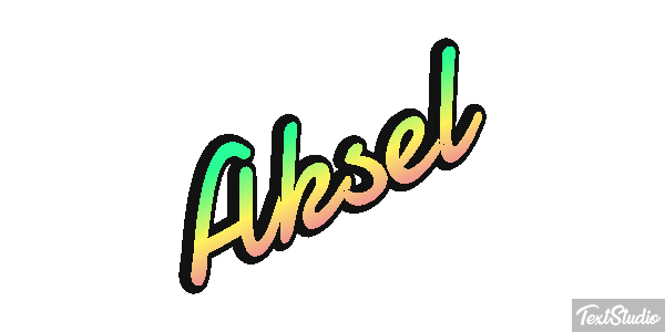 Aksel Efekt tekstowy