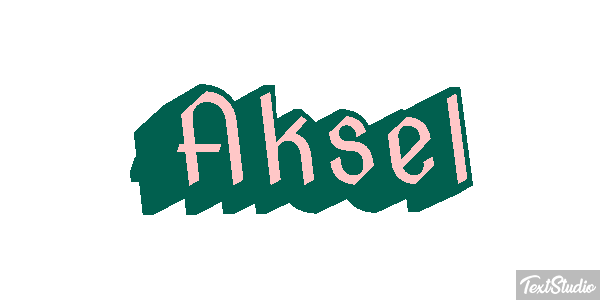 Aksel Efekt tekstowy