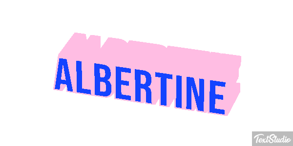 Albertine Text effect