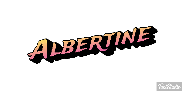 Albertine Text effect