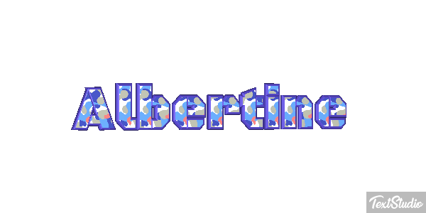 Albertine Text effect