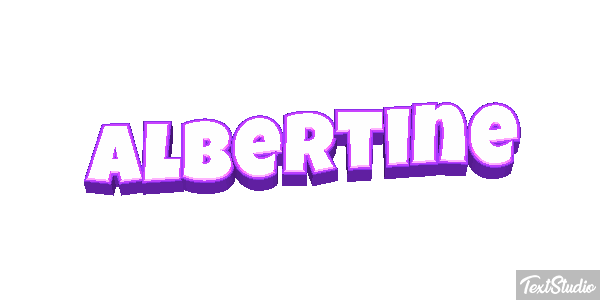 Albertine Text effect