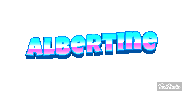 Albertine Text effect