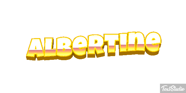 Albertine Text effect