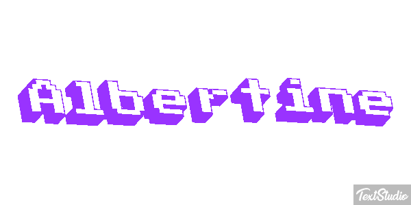 Albertine Text effect