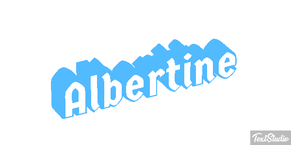Albertine Text effect