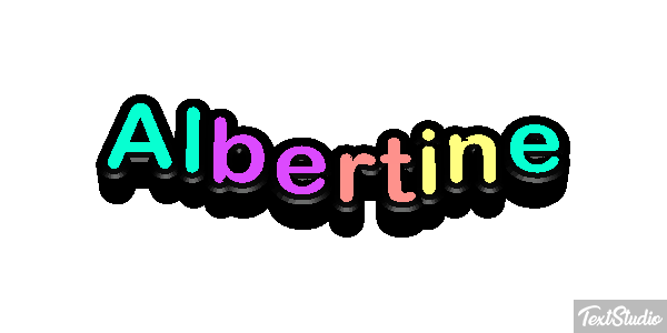Albertine Text effect