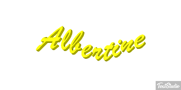 Albertine Text effect