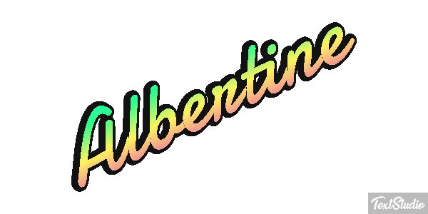 Albertine Text effect