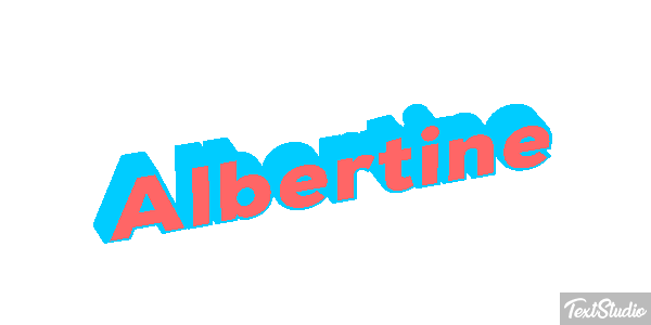 Albertine Text effect