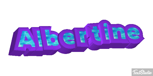 Albertine Text effect