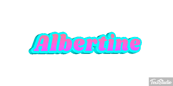 Albertine Text effect