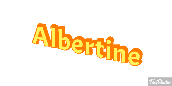 Albertine Text effect