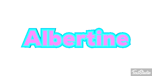 Albertine Text effect