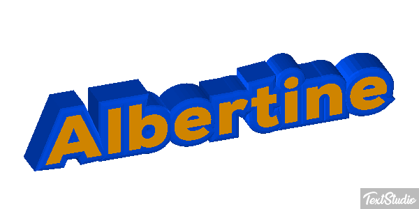 Albertine Text effect