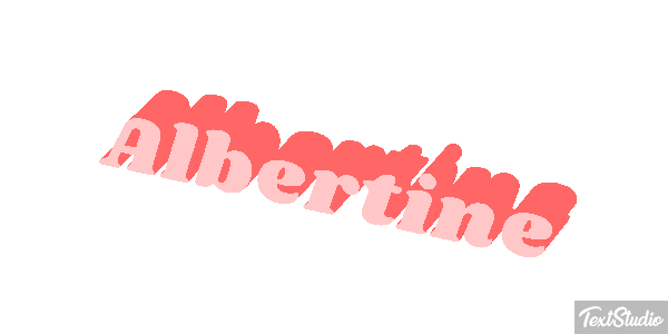 Albertine Text effect