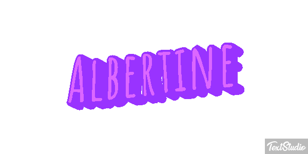 Albertine Text effect