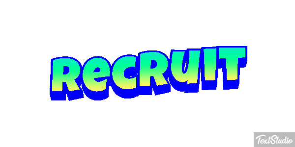 Recruit テキスト効果