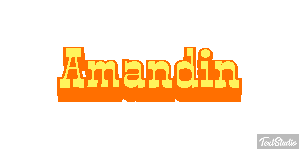 Amandin Effet de texte