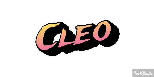 Cleo Effetto testo