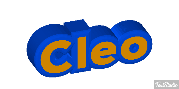 Cleo Effetto testo