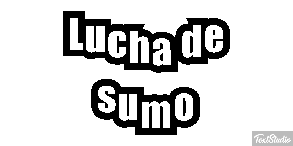 Lucha de sumo Efecto de texto
