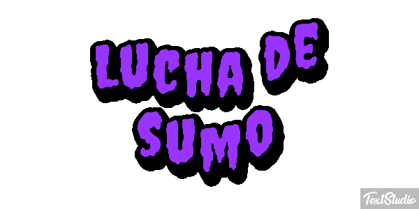 Lucha de sumo Efecto de texto