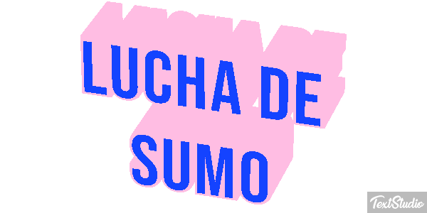 Lucha de sumo Efecto de texto