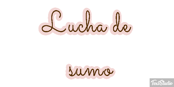 Lucha de sumo Efecto de texto