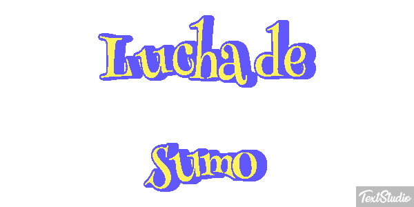 Lucha de sumo Efecto de texto