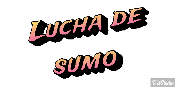 Lucha de sumo Efecto de texto