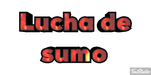 Lucha de sumo Efecto de texto