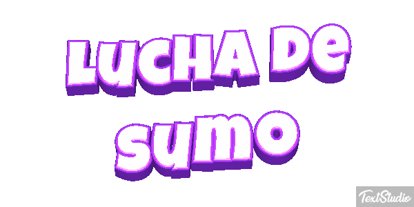 Lucha de sumo Efecto de texto