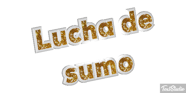 Lucha de sumo Efecto de texto