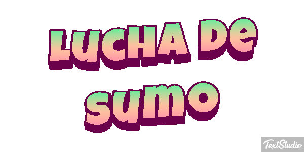 Lucha de sumo Efecto de texto