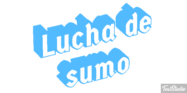 Lucha de sumo Efecto de texto