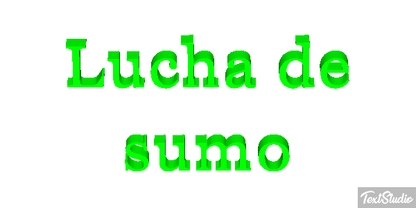 Lucha de sumo Efecto de texto