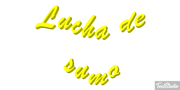 Lucha de sumo Efecto de texto
