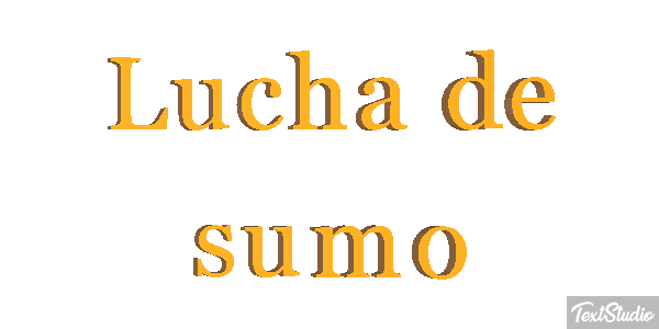 Lucha de sumo Efecto de texto