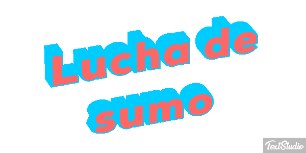 Lucha de sumo Efecto de texto