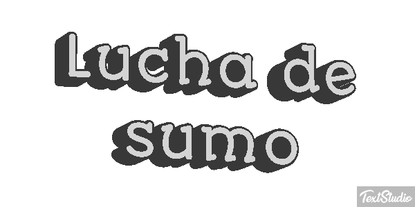 Lucha de sumo Efecto de texto