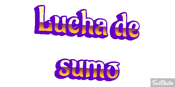 Lucha de sumo Efecto de texto